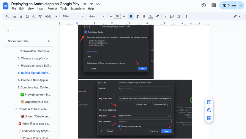 Google Play submission guide